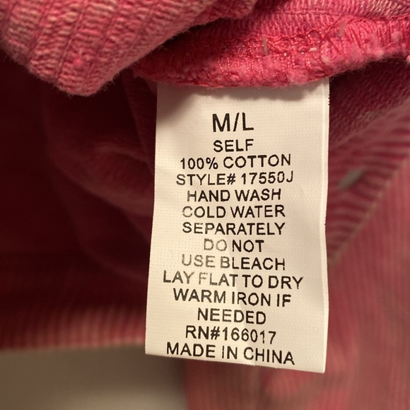 Brand New Blue B Hot Pink Corduroy Cropped Jacket…size M/L - Picture 6 of 7